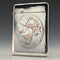 1906 British Antique Sterling Silver Art Nouveau Card Case 73g William M Hayes